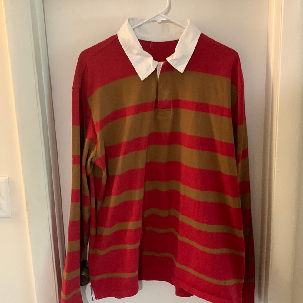 Red/Brown Rugby Shirt